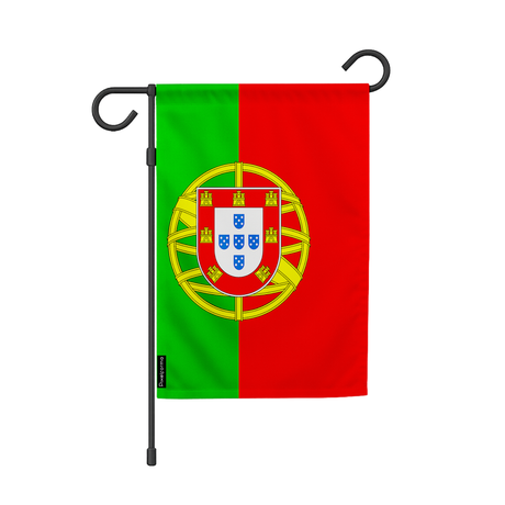 Drapeau de jardin portugal en polyester - pixelforma