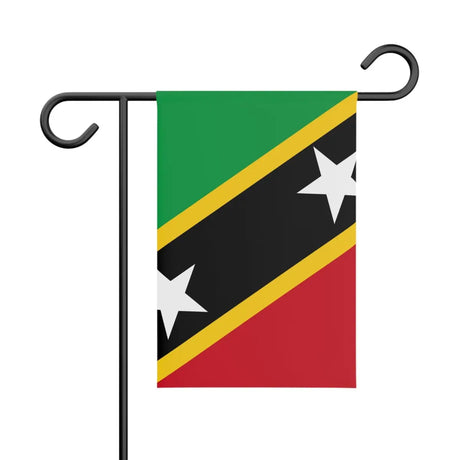 Drapeau de jardin saint-christophe-et-niévès en polyester - pixelforma