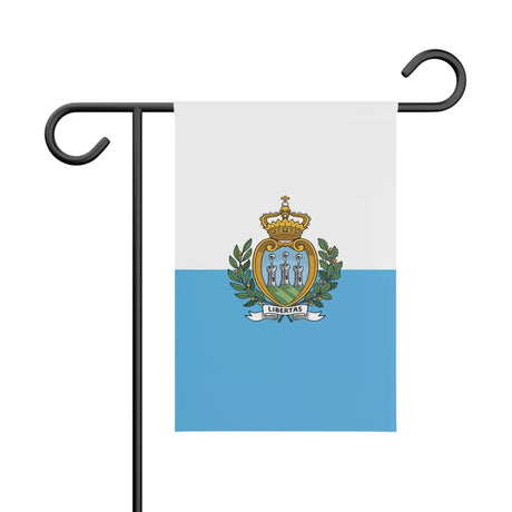 Drapeau de jardin saint-marin en polyester - pixelforma
