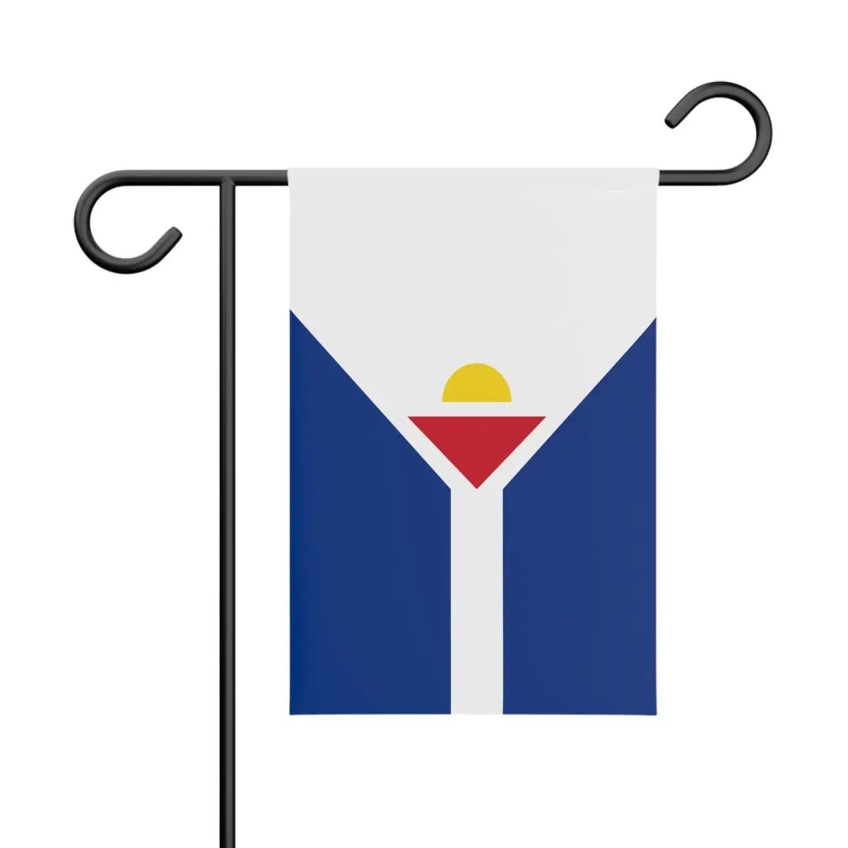 Drapeau de jardin de saint-martin en polyester - pixelforma