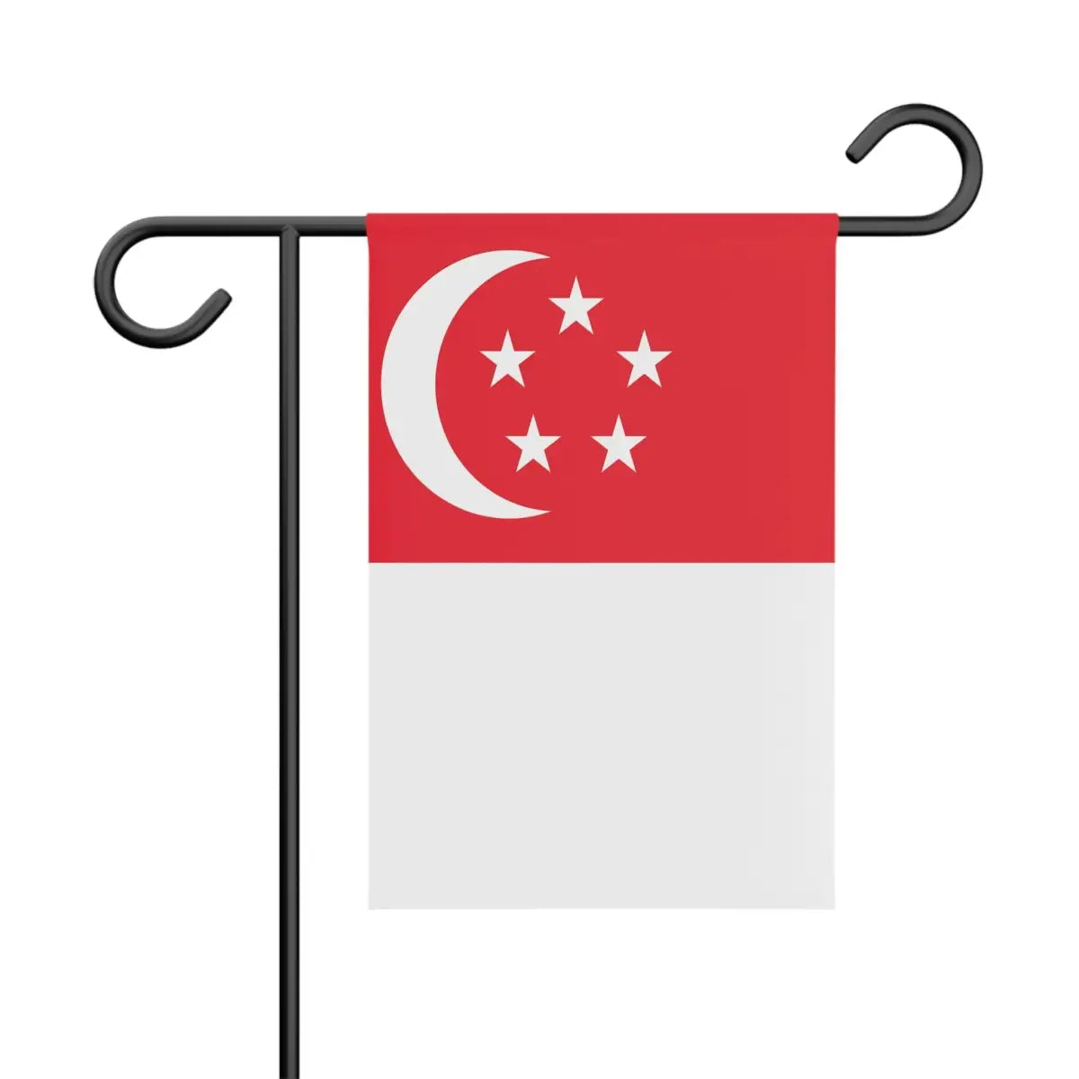 Drapeau de Jardin Singapour en Polyester - Pixelforma 