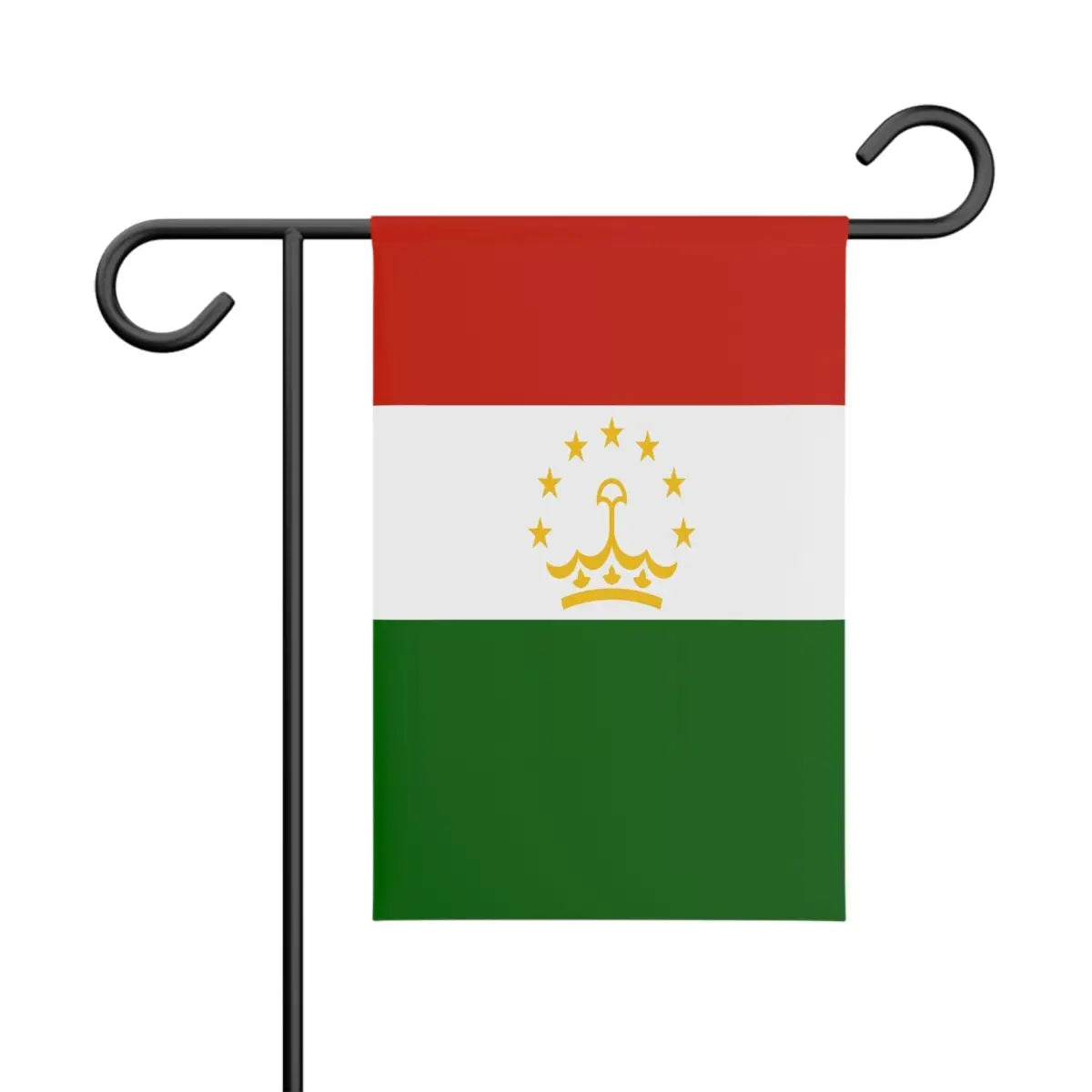 Drapeau de jardin tadjikistan en polyester - pixelforma