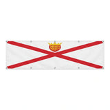 Drapeau de Jersey grand format XL en polyester avec dix œillets