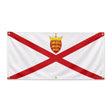 Drapeau jersey polyester résistant six œillets extérieur