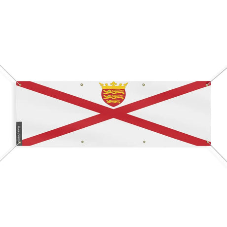 Drapeau de Jersey 8 Oeillets en Plusieurs Tailles (L) - Pixelforma 