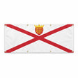Grand drapeau jersey en polyester avec œillets résistants