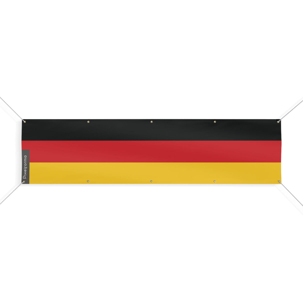 Drapeau de l'Allemagne 10 Oeillets en plusieurs tailles - Pixelforma