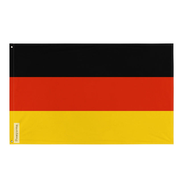 Drapeau de l'Allemagne en plusieurs tailles 100 % polyester Imprimer avec Double ourlet - Pixelforma