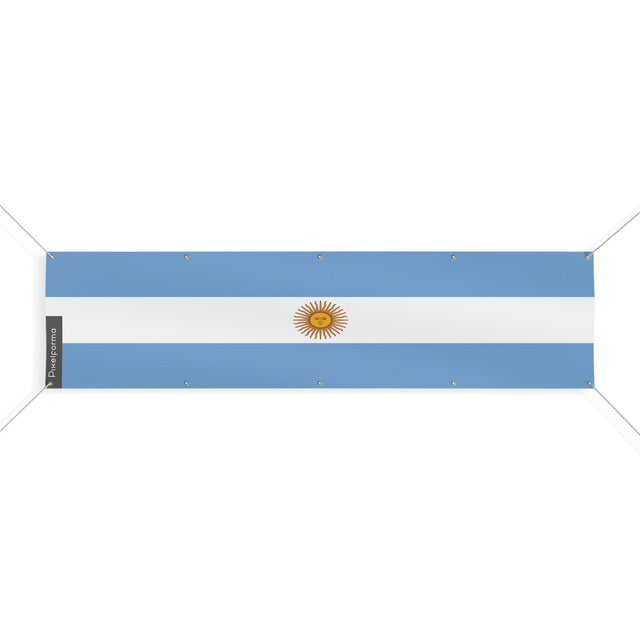 Drapeau de l'Argentine 10 Oeillets en plusieurs tailles - Pixelforma