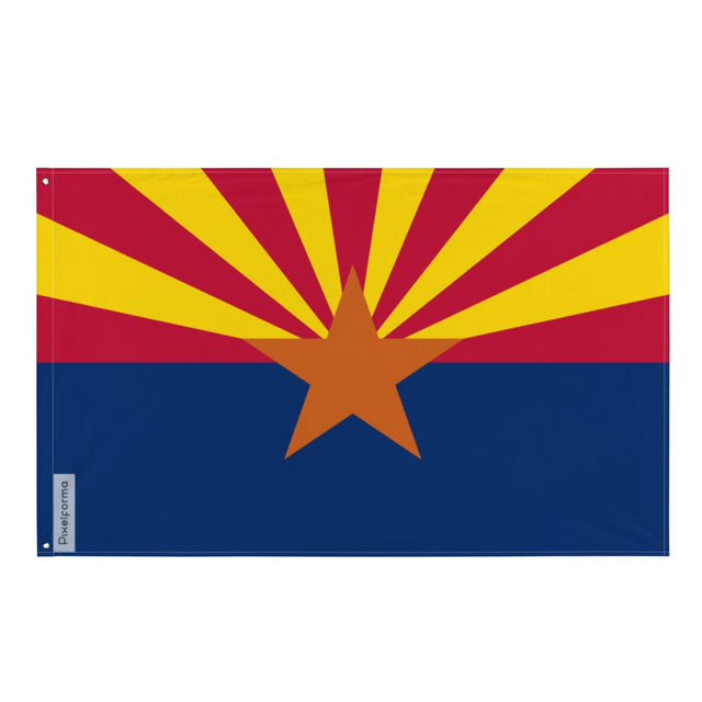 Drapeau de l'Arizona en plusieurs tailles 100 % polyester Imprimer avec Double ourlet - Pixelforma