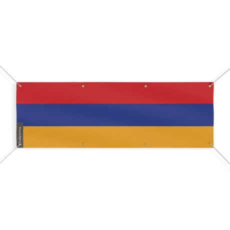 Drapeau de l'Arménie 8 Oeillets en plusieurs tailles - Pixelforma