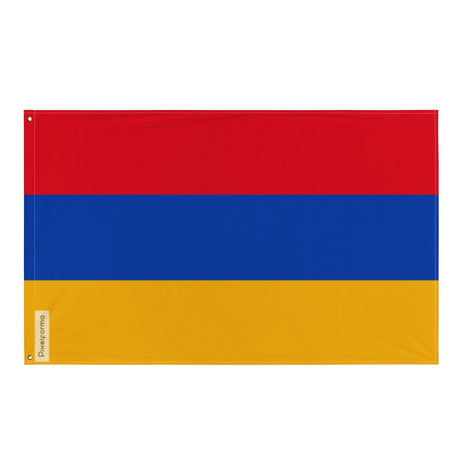 Drapeau de l'Arménie en plusieurs tailles 100 % polyester Imprimer avec Double ourlet - Pixelforma