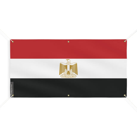 Drapeau de l'Égypte 6 Oeillets en plusieurs tailles - Pixelforma