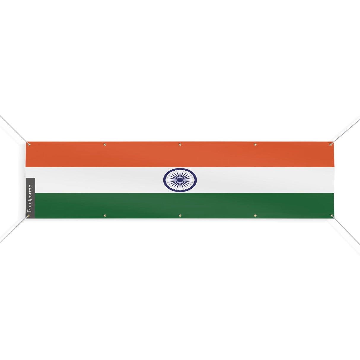 Drapeau de l'Inde 10 Oeillets en plusieurs tailles - Pixelforma