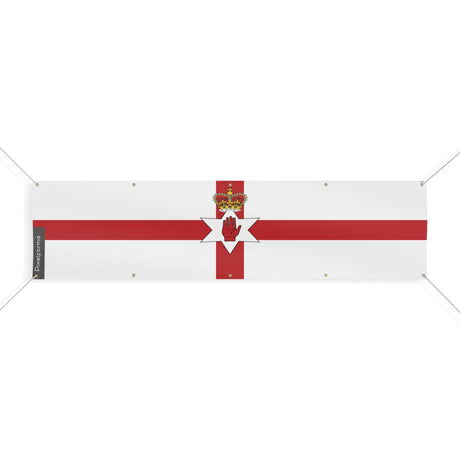 Drapeau de l'Irlande du Nord 10 Oeillets en plusieurs tailles - Pixelforma