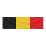 Drapeau de la Belgique grand format XL en polyester avec dix œillets