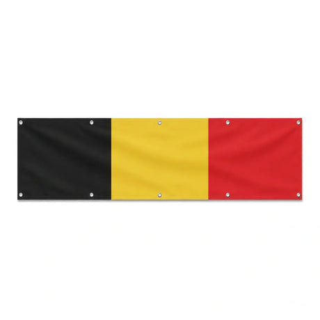 Drapeau de la Belgique grand format XL en polyester avec dix œillets