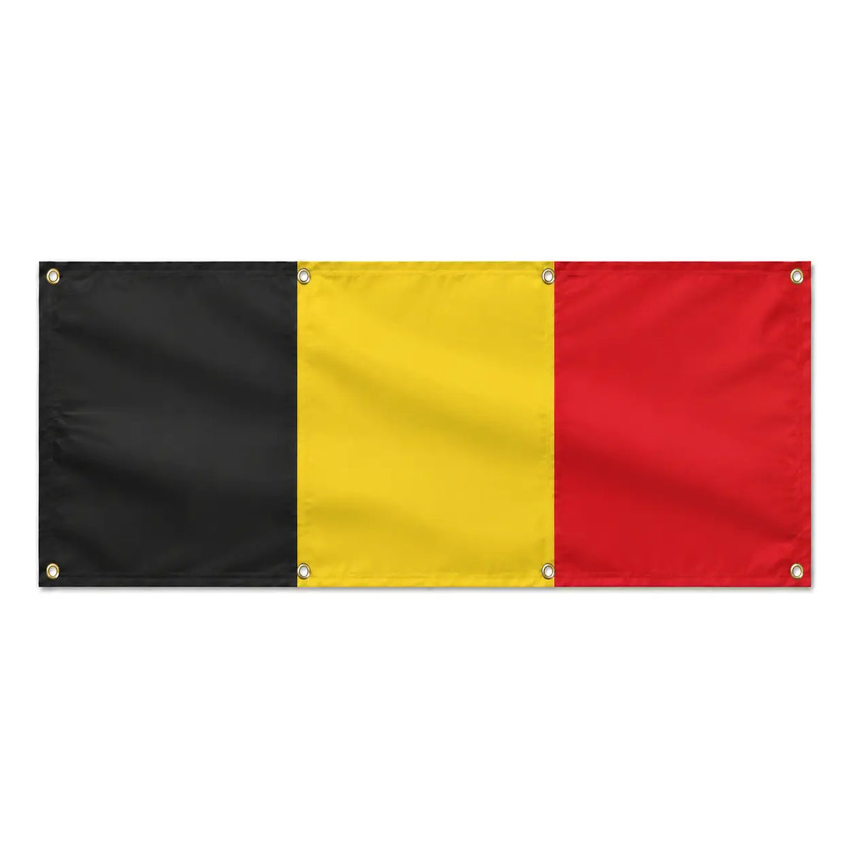 Drapeau belgique polyester résistant aux intempéries