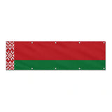 Drapeau de la Biélorussie grand format XL en polyester avec dix œillets