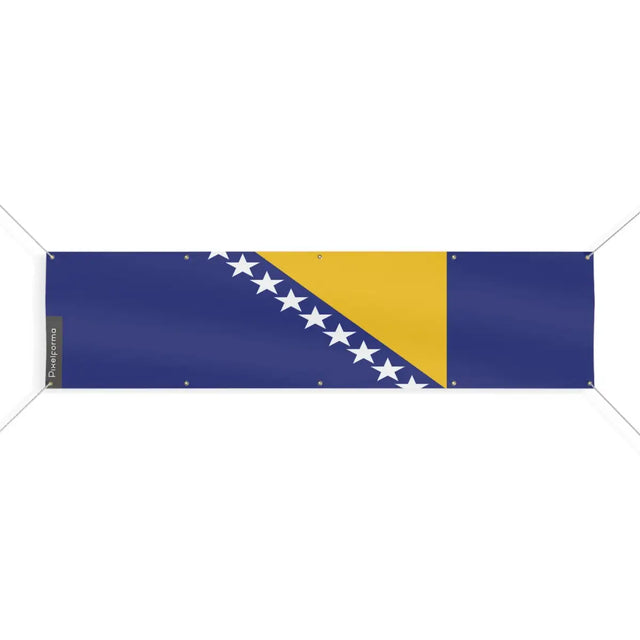 Drapeau de la Bosnie-Herzégovine 10 Oeillets en Plusieurs Tailles (XL) - Pixelforma 