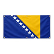 Drapeau bosnie-herzégovine polyester résistant œillets