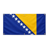 Drapeau bosnie-herzégovine polyester résistant œillets