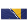 Drapeau bosnie-herzégovine polyester œillets résistant