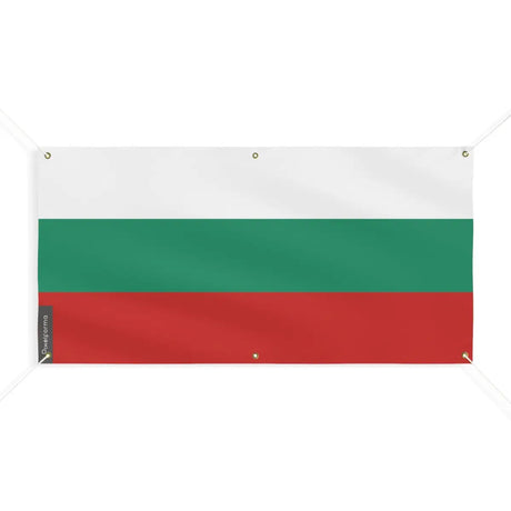 Drapeau de la bulgarie 6 oeillets en plusieurs tailles (m) - pixelforma