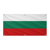 Drapeau bulgarie polyester résistant aux intempéries