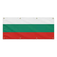 Drapeau bulgarie polyester résistant avec œillets robustes