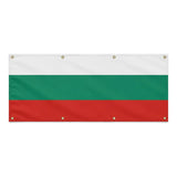 Drapeau bulgarie polyester résistant avec œillets robustes