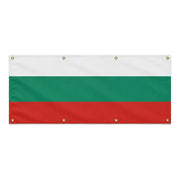 Drapeau bulgarie polyester résistant avec œillets robustes