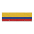 Drapeau de la Colombie grand format XL en polyester avec dix œillets