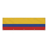 Drapeau de la Colombie grand format XL en polyester avec dix œillets