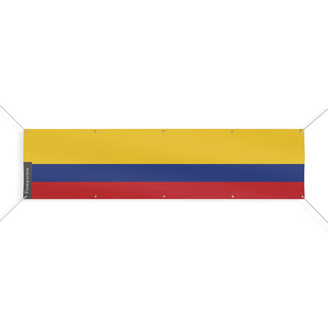 Drapeau de la Colombie 10 Oeillets en plusieurs tailles - Pixelforma