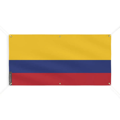 Drapeau de la Colombie 6 Oeillets en Plusieurs Tailles (M) - Pixelforma 