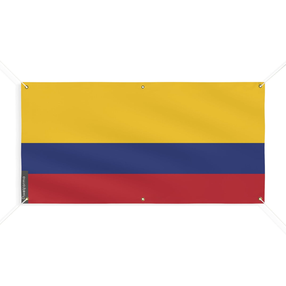 Drapeau de la Colombie 6 Oeillets en plusieurs tailles - Pixelforma