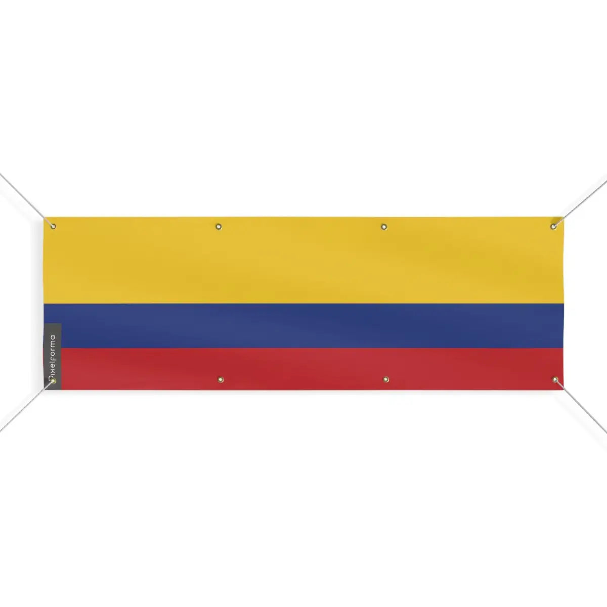 Drapeau de la Colombie 8 Oeillets en Plusieurs Tailles (L) - Pixelforma 