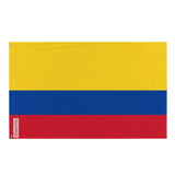 Colombia Flag in Multiple Sizes 100% Polyester Print with Double Hem - Pixelforma