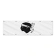 Drapeau de la Corse grand format XL en polyester avec dix œillets