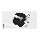 Drapeau de la corse 6 oeillets en plusieurs tailles (m) - pixelforma