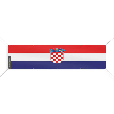 Drapeau de la croatie 10 oeillets en plusieurs tailles (xl) - pixelforma