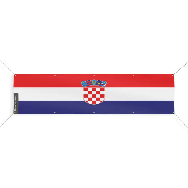 Drapeau de la croatie 10 oeillets en plusieurs tailles (xl) - pixelforma