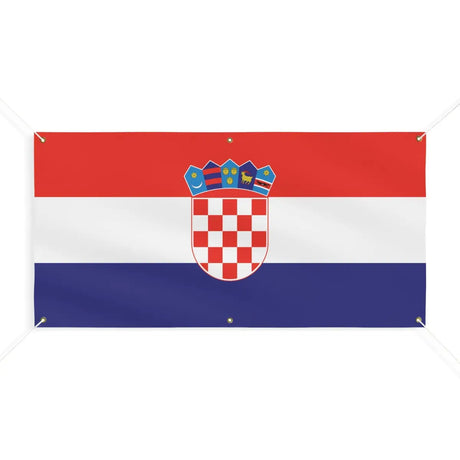 Drapeau de la croatie 6 oeillets en plusieurs tailles (m) - pixelforma