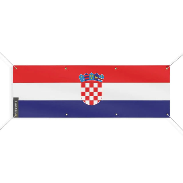 Drapeau de la Croatie 8 Oeillets en Plusieurs Tailles (L) - Pixelforma 