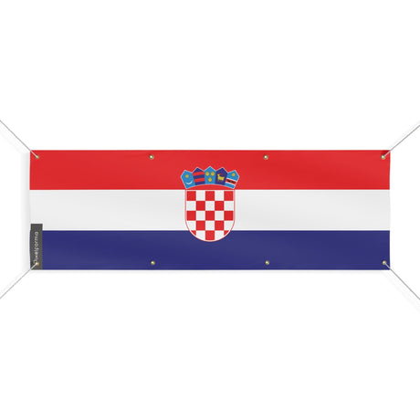 Drapeau de la Croatie 8 Oeillets en plusieurs tailles - Pixelforma