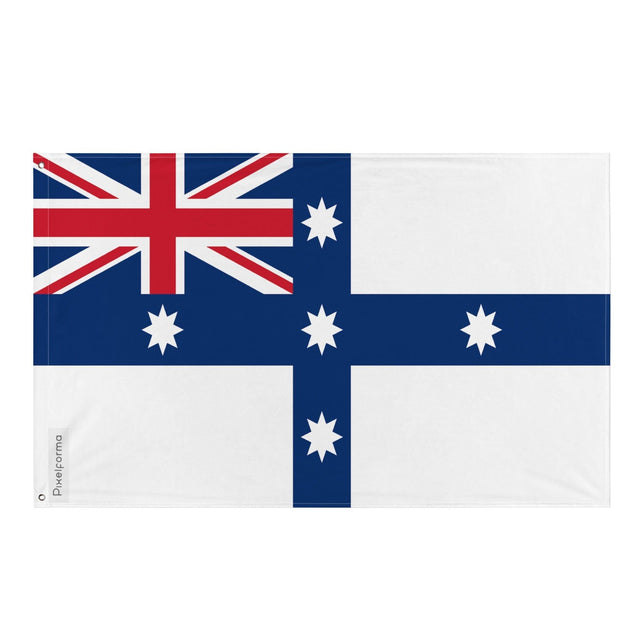 Drapeau de la fédération australienne en plusieurs tailles 100 % polyester Imprimer avec Double ourlet - Pixelforma