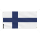 Drapeau de la Finlande 6 Oeillets en plusieurs tailles - Pixelforma