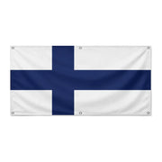 Drapeau finlande polyester résistant avec œillets robustes