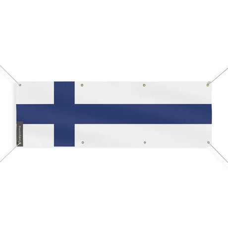 Drapeau de la finlande 8 oeillets en plusieurs tailles (l) - pixelforma